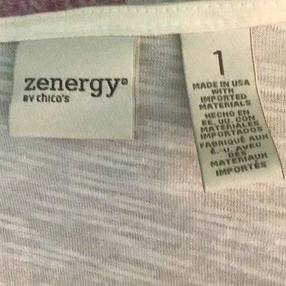 Chico’s zenergy Lovely beautiful lace cover-up sweater hundred percent cotton - Picture 6 of 6